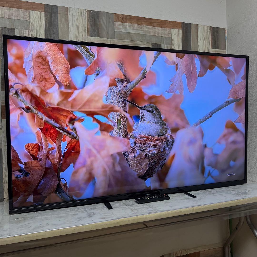Aruさん専用直接受渡マクスゼン65型液4K晶テレビWチューナー外付HDD対応