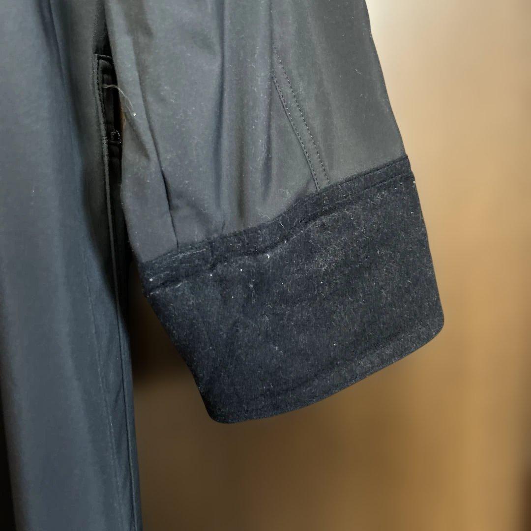 ゆ*り様 トクコ　花柄プリント フード付きジャケット 黒　TOKUKO