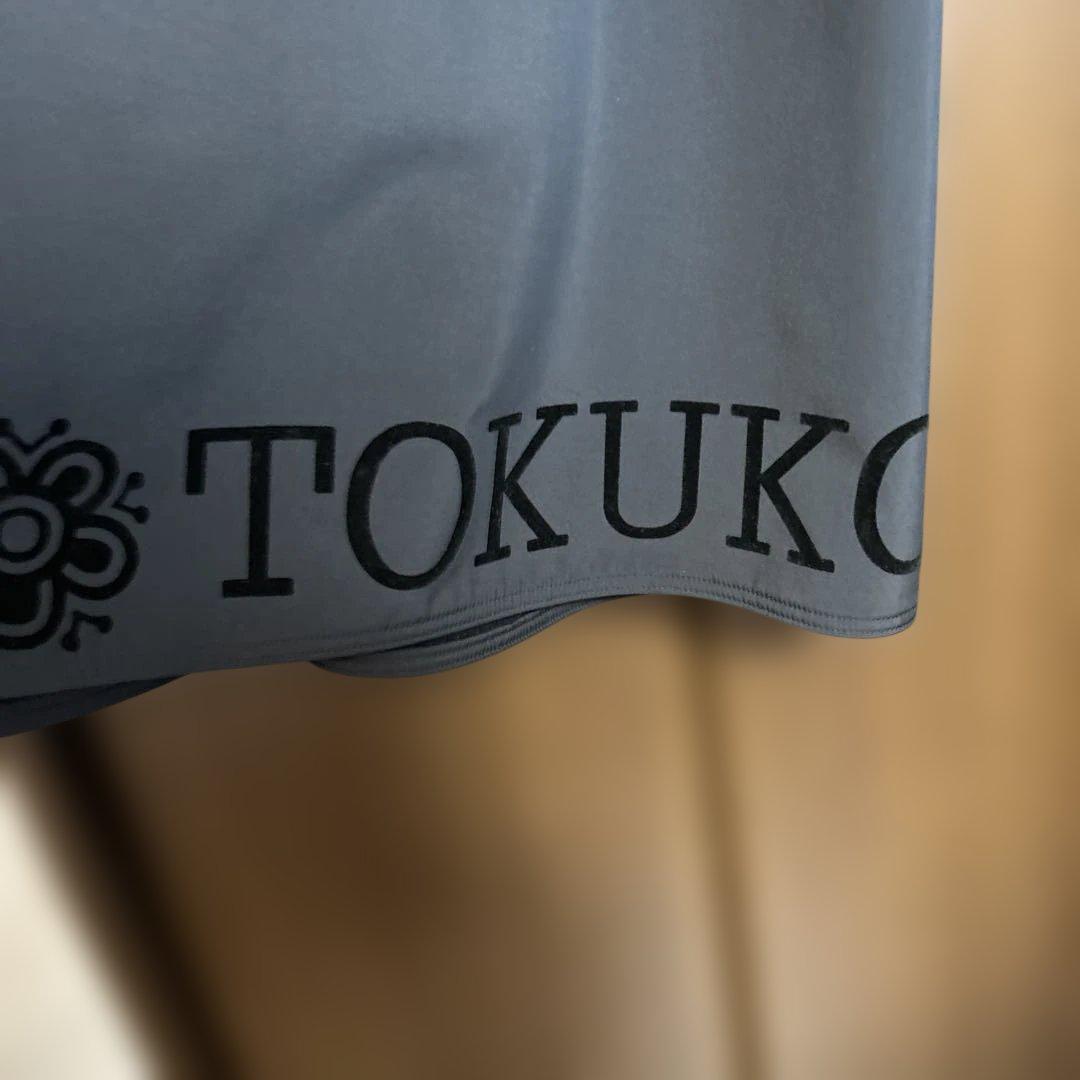 ゆ*り様 トクコ　花柄プリント フード付きジャケット 黒　TOKUKO