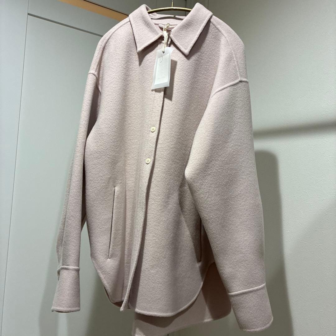 Wool Shirts Jacket トゥデイフル　36 ピンク