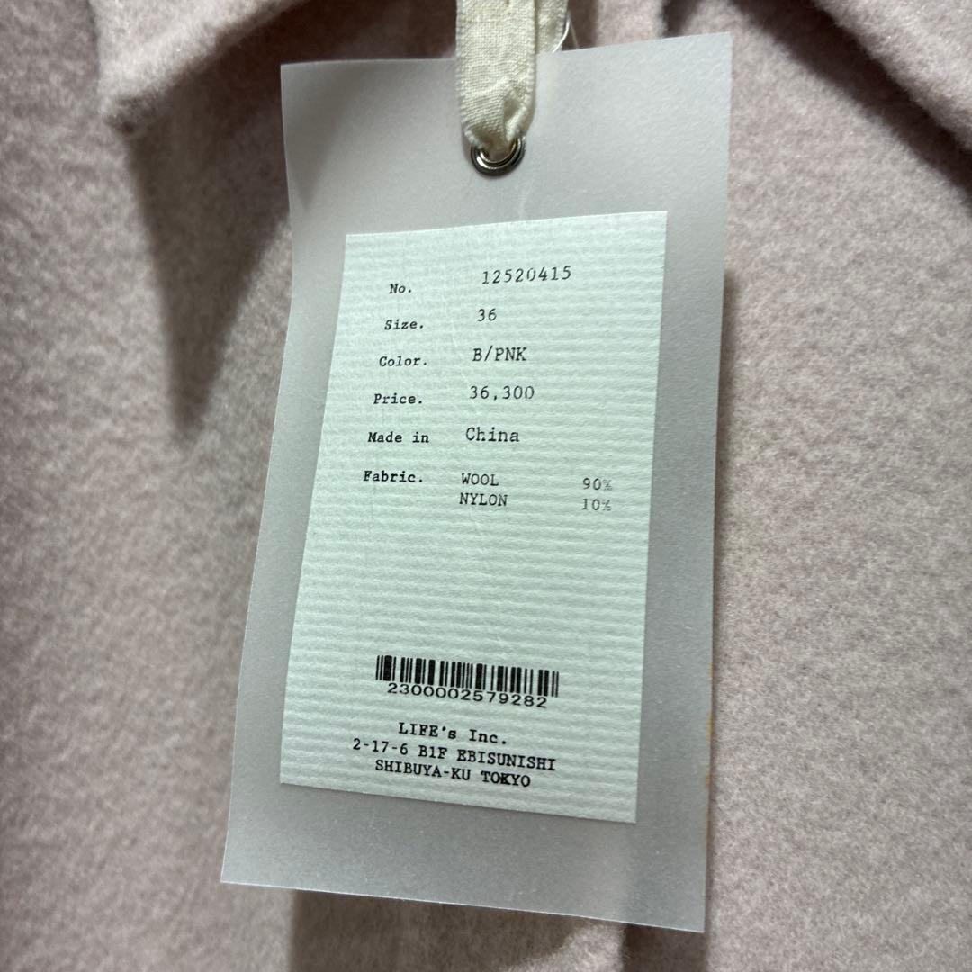 Wool Shirts Jacket トゥデイフル　36 ピンク