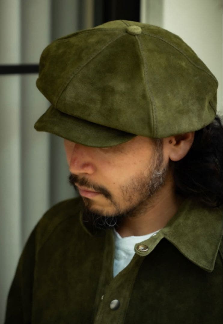 美品　リアルマッコイズ　ジョーマッコイ　レザーキャスケット　スエード