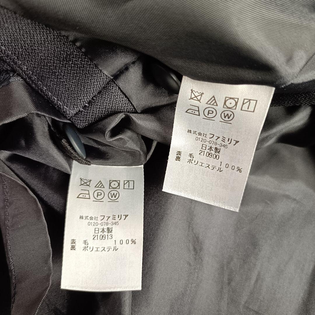 familiar フォーマルワンピースとジャケットセット 120　濃紺　お受験