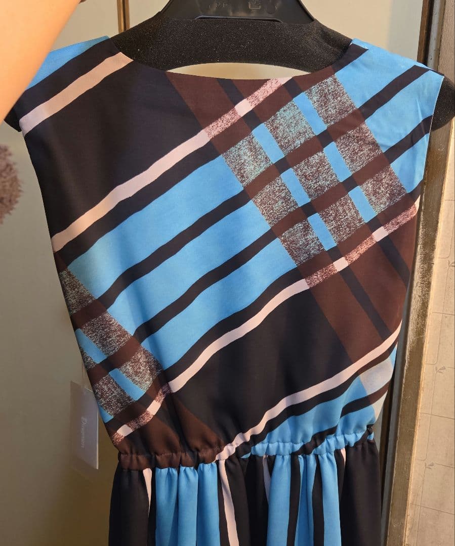 グレースコンチネンタル　ビックチェックワンピース