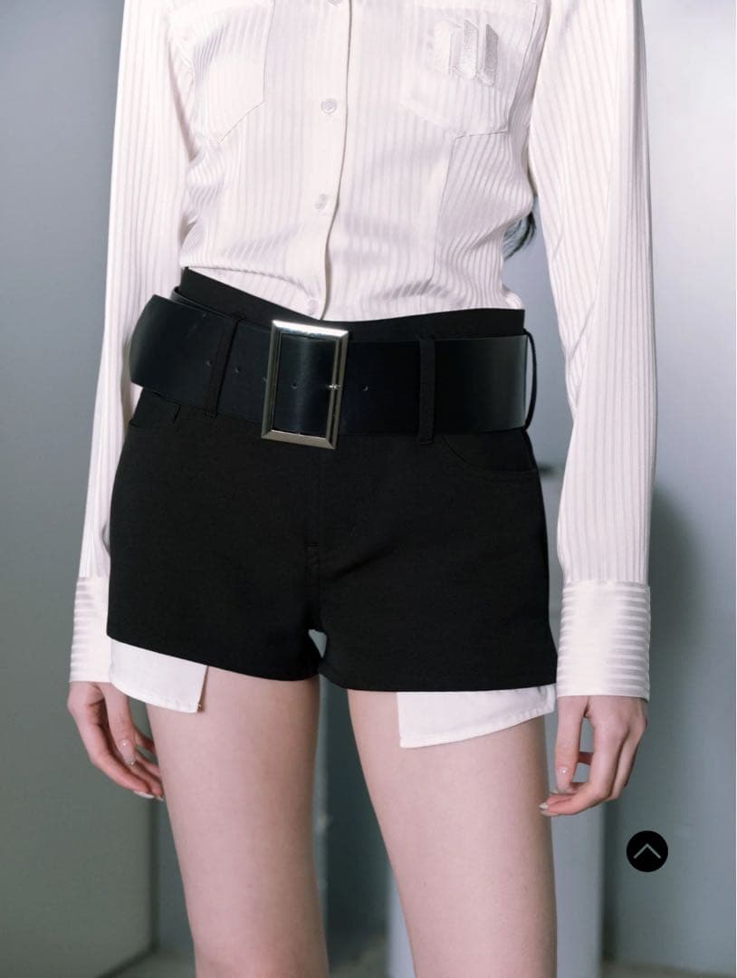 パンツ andwang Baby office belt short pants 002