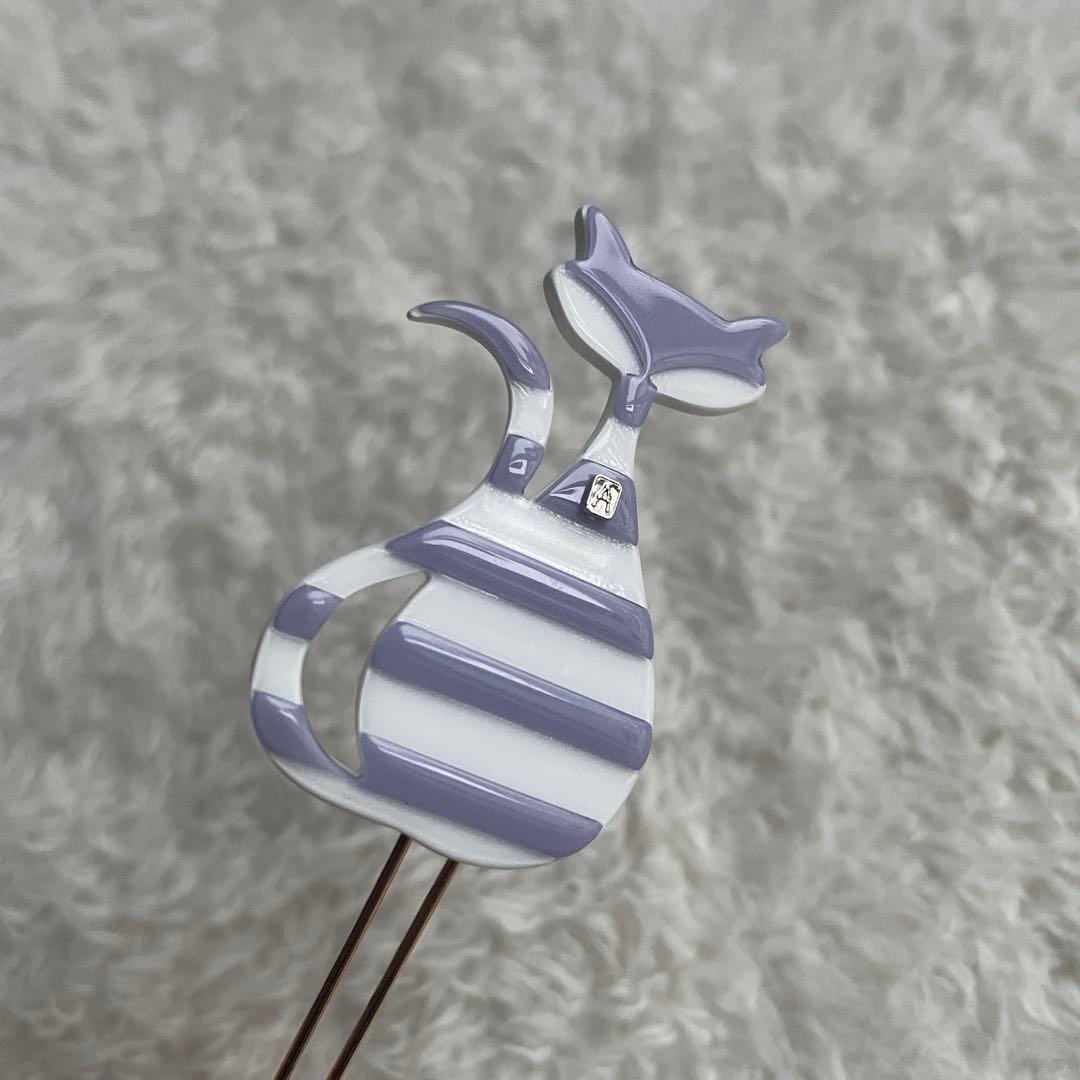 美品★ アレクサンドルドゥパリ 猫 ボールピン