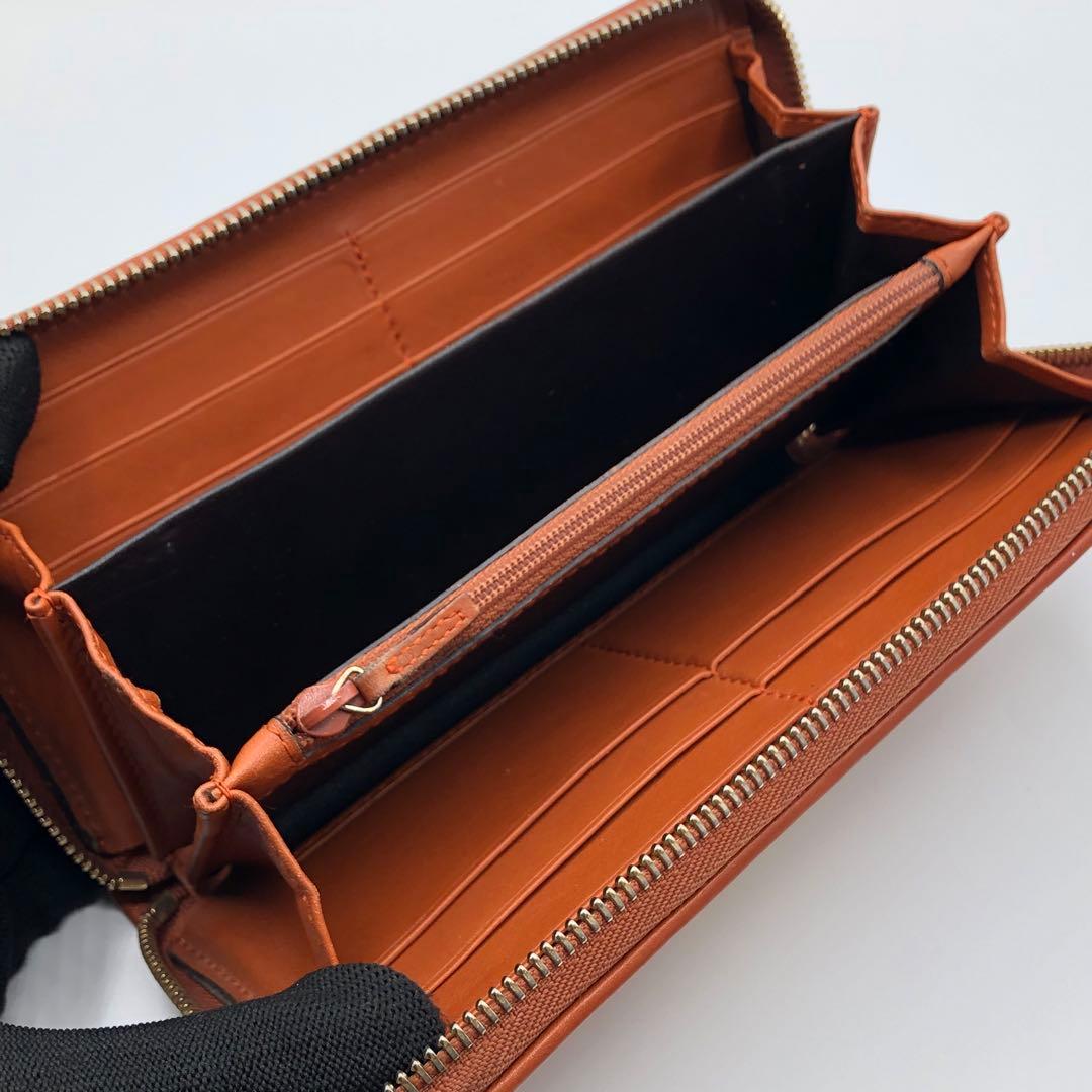 グッチ GG シマ インターロッキング 長財布 ラウンドジップ レザー