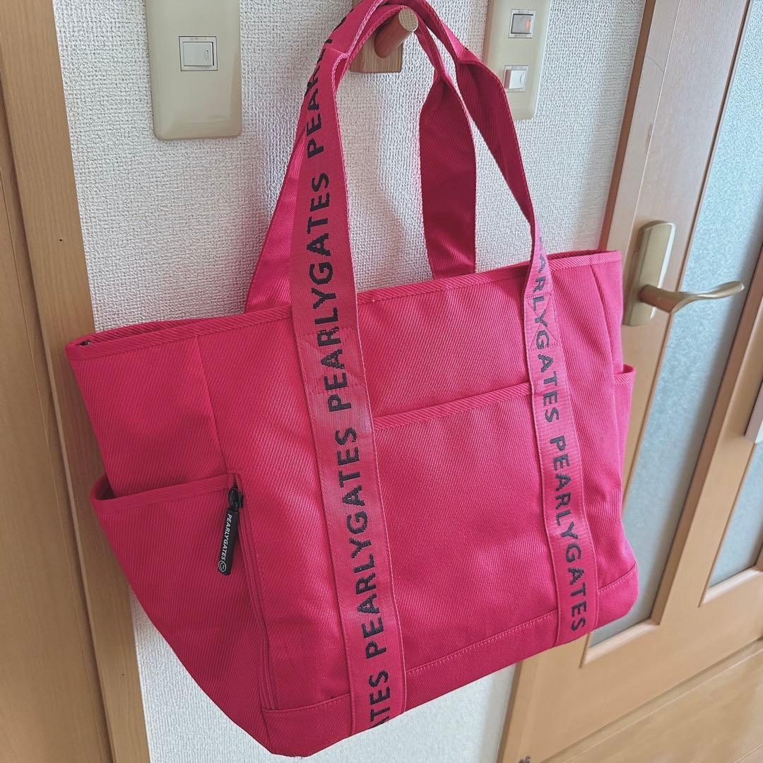 【美品】パーリーゲイツ　ロッカーバッグ　PK【翌日発送】