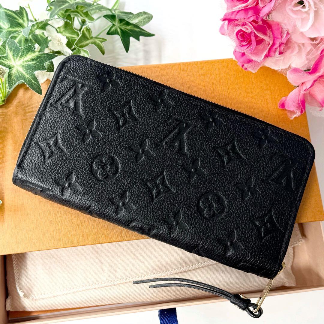 ✨超極美品IC内蔵✨ルイヴィトン アンプラント 現行品 ジッピーウォレット 黒