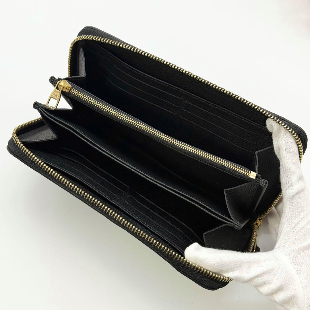 ✨超極美品IC内蔵✨ルイヴィトン アンプラント 現行品 ジッピーウォレット 黒