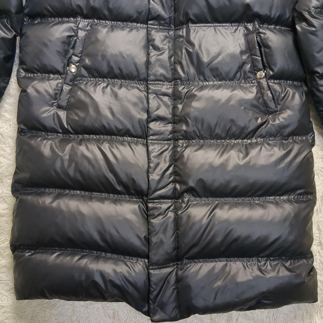 【NIKE✨ダウン✨XL】ベンチコート 肉厚 ブラック 防寒 フード