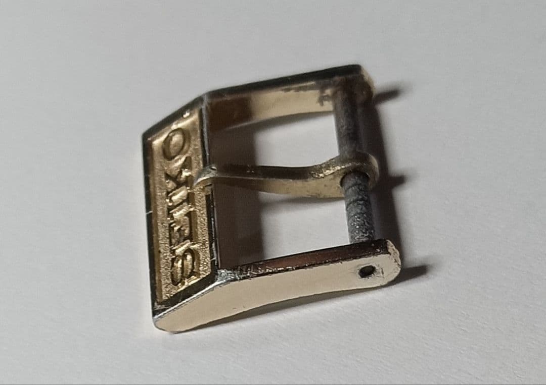 セイコー尾錠１５ミリ 金色