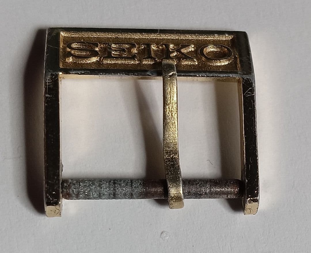 セイコー尾錠１５ミリ 金色