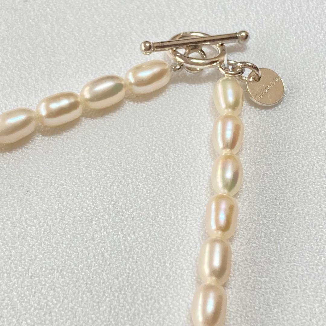 les bon bon パールチョーカー BOB542 淡水パール モダン