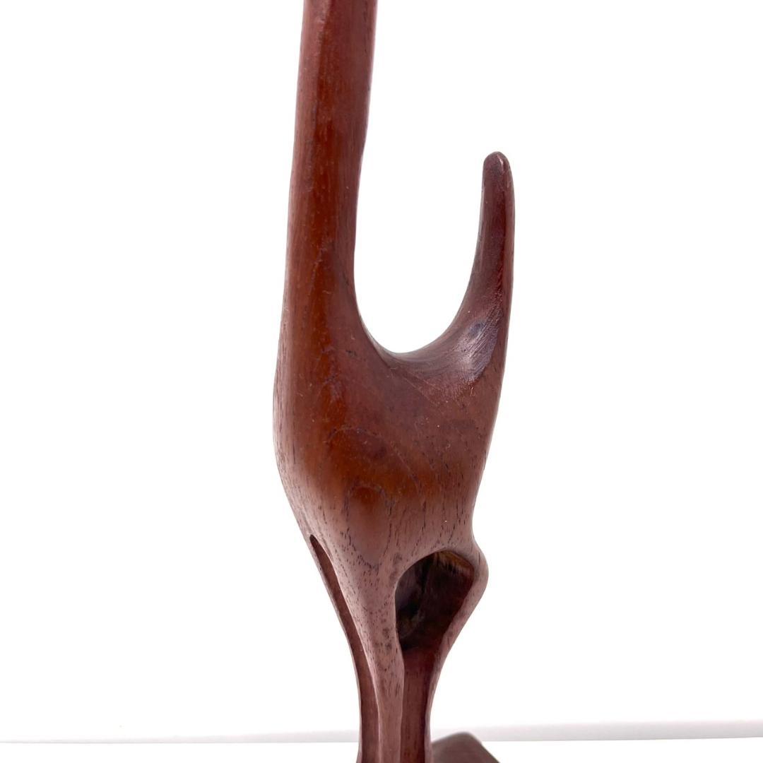 K◇美品 Aene Basse チーク材 鹿 ガゼル 北欧 置物 デンマーク