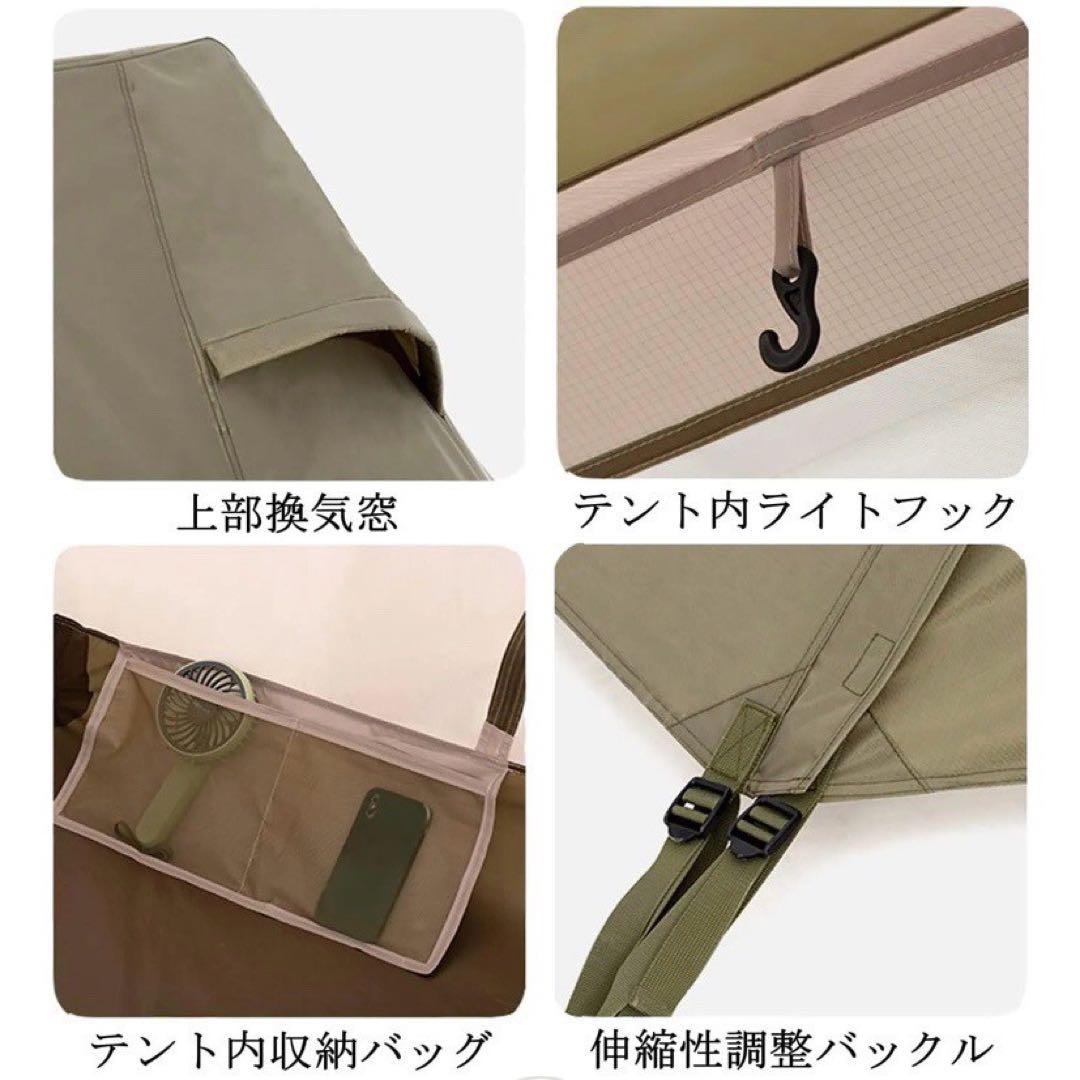 簡単設営 Naturehike village 5.0 ワンタッチ ロッジテント