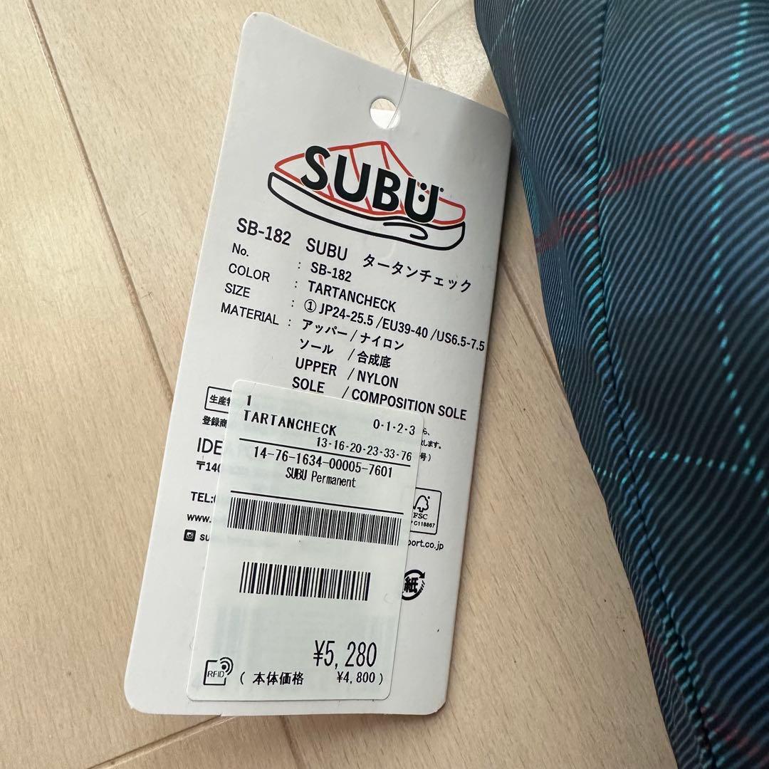SUBU タータンチェック サイズ1 新品未使用品
