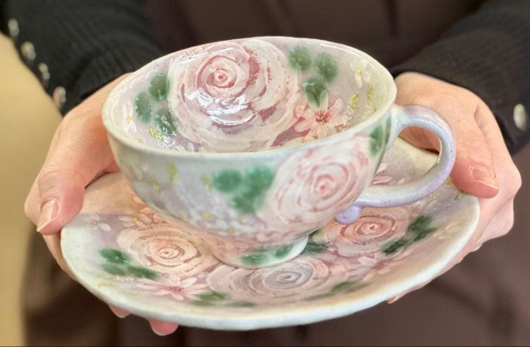 ＊じゅんじゅん＊様分　　ゆずりは 碗皿2個