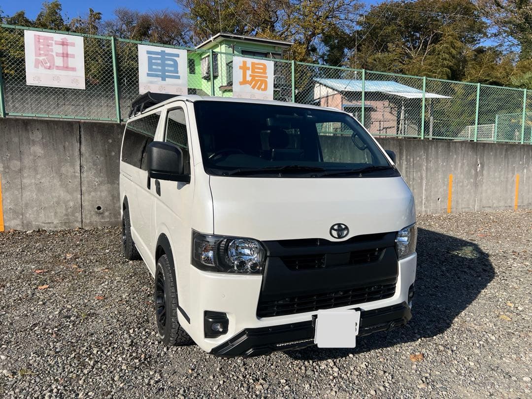 7*Ⅶ様 トヨタ ハイエース 7型 ヘッドライト インナーブラック ラプター