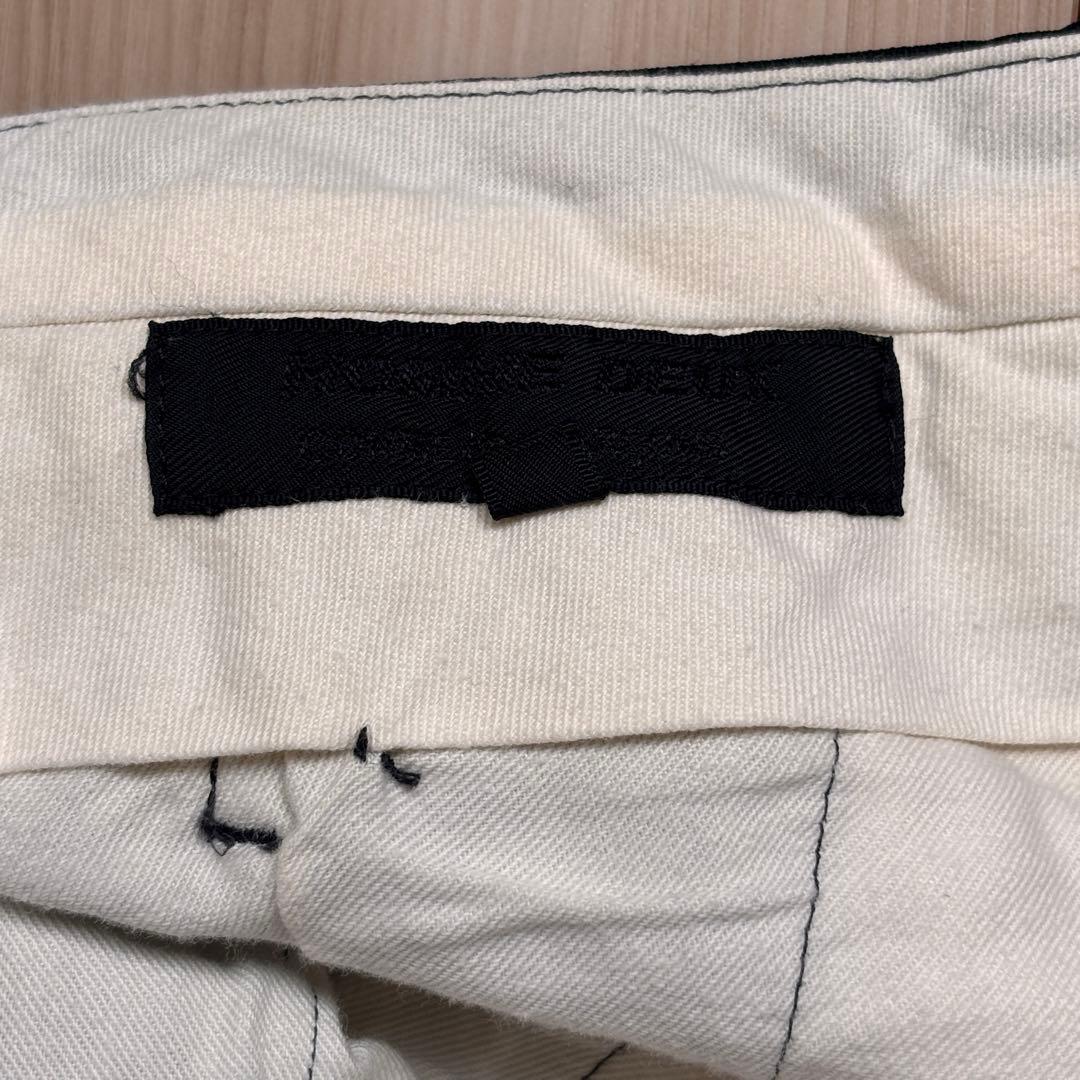 美品 コムデギャルソンオムドゥ ハーフパンツ ツータック ポリエステル縮絨 M