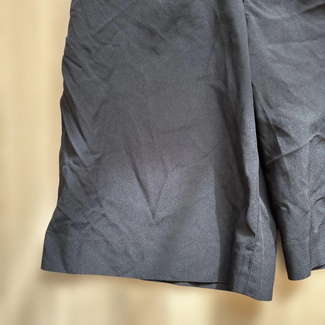 美品 コムデギャルソンオムドゥ ハーフパンツ ツータック ポリエステル縮絨 M