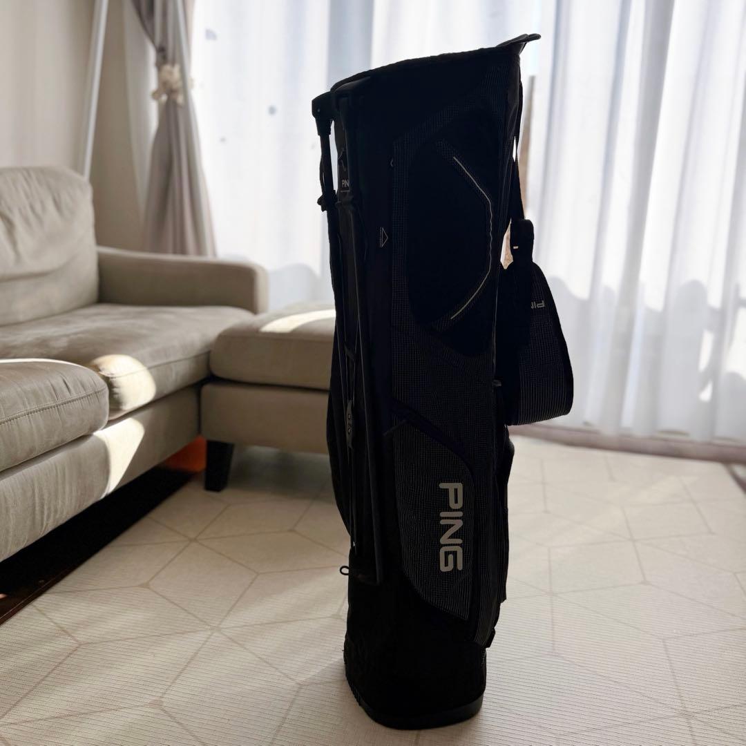 【美品】PING ピン スタンドキャディバック 黒