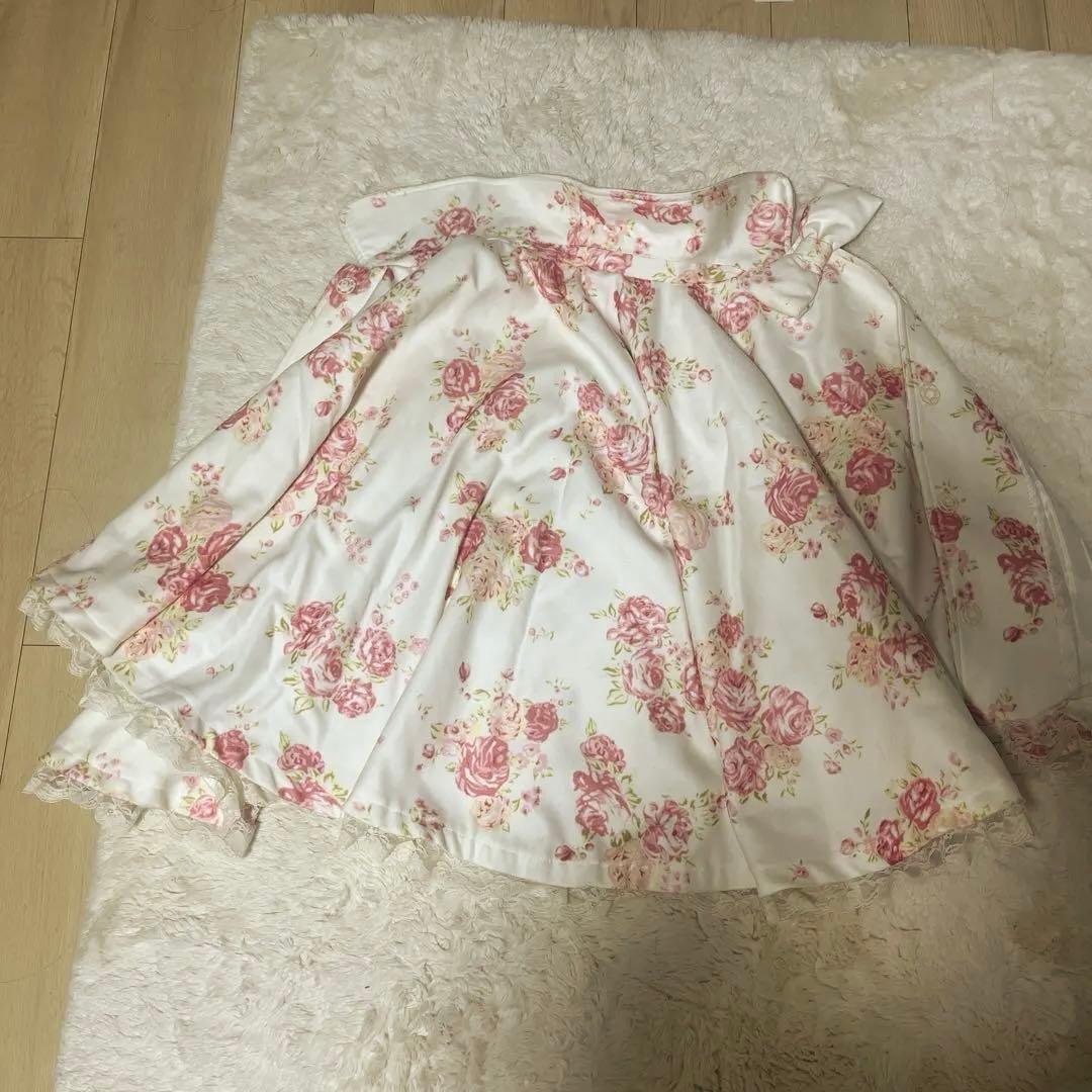 LIZ LISAフラワープリント ポンチョコート