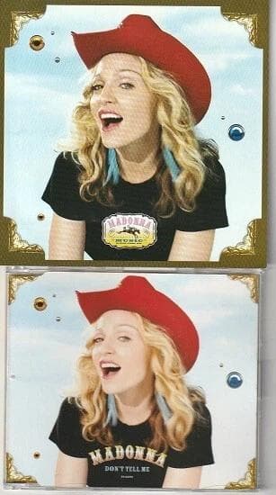 MADONNA　DON'T TELL ME　CD　フランス製 貴重パック