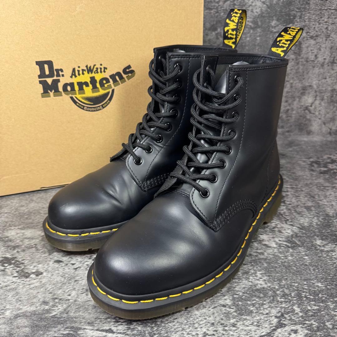 【美品】ドクターマーチン 8ホール 1460 ブラック UK8