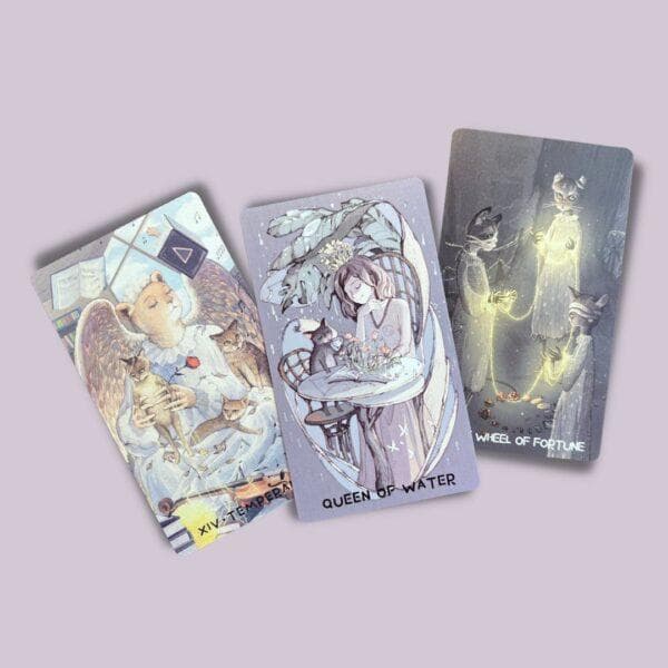 【正規品タロットカード】超レア✨クラファン完売品✨雨と光が織りなすデッキ／ミニ版