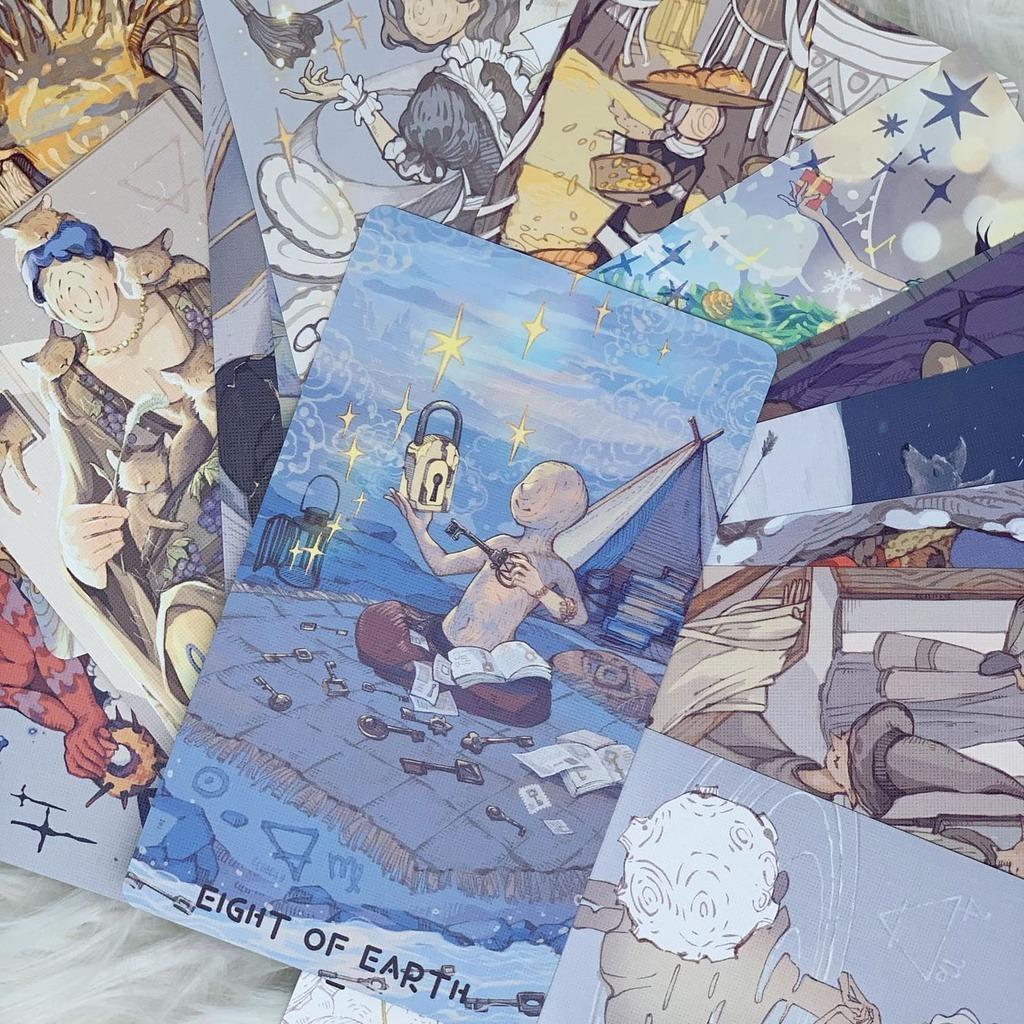 【正規品タロットカード】超レア✨クラファン完売品✨雨と光が織りなすデッキ／ミニ版