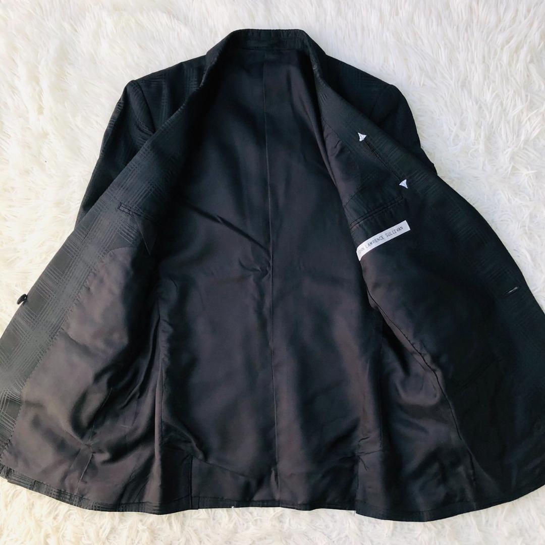 【希少】ジョンローレンスサリバン★シルク100％ セットアップ チェック M