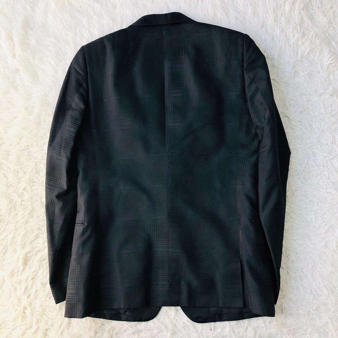 【希少】ジョンローレンスサリバン★シルク100％ セットアップ チェック M