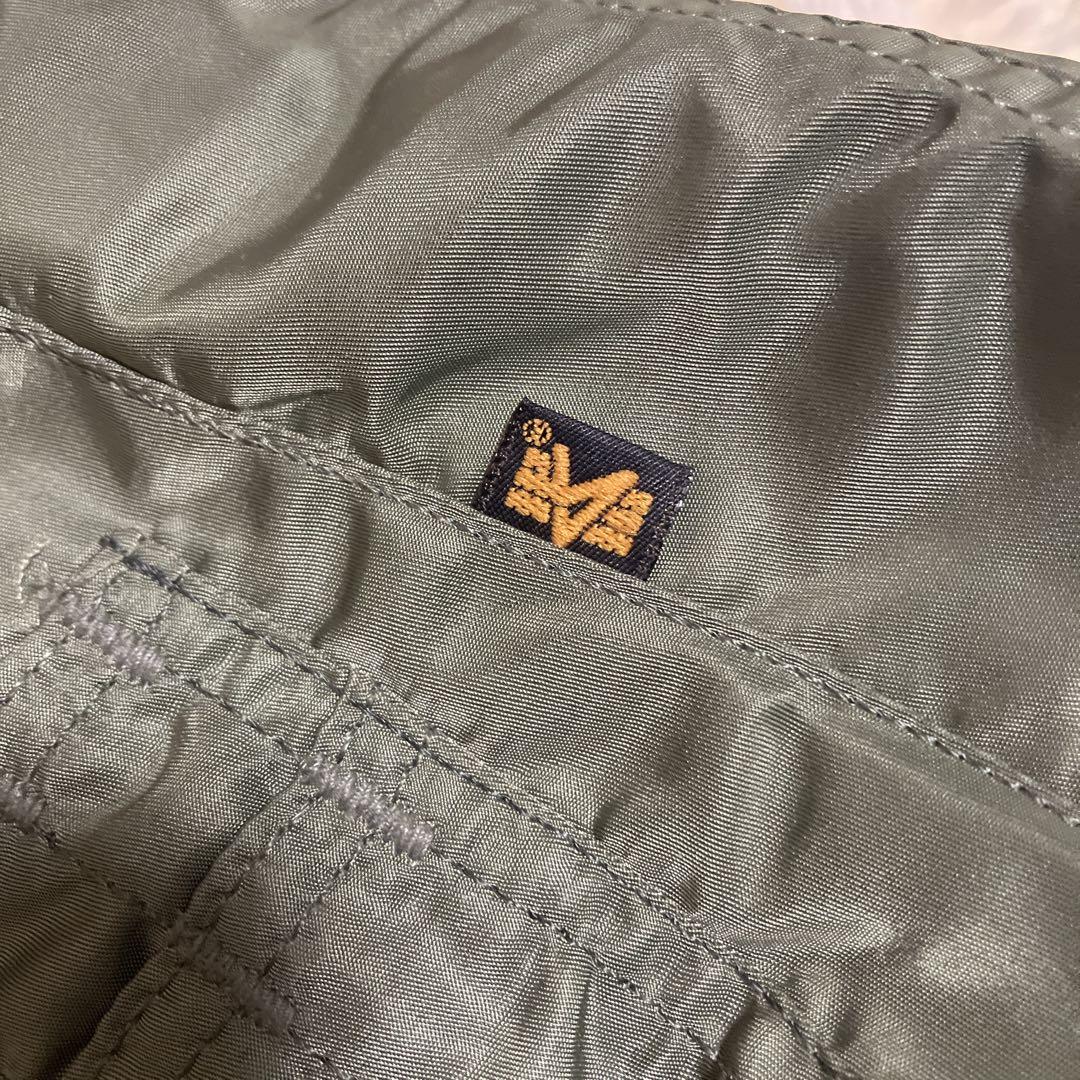 USA製 ALPHA N-3B フライトジャケット レア カーキ M