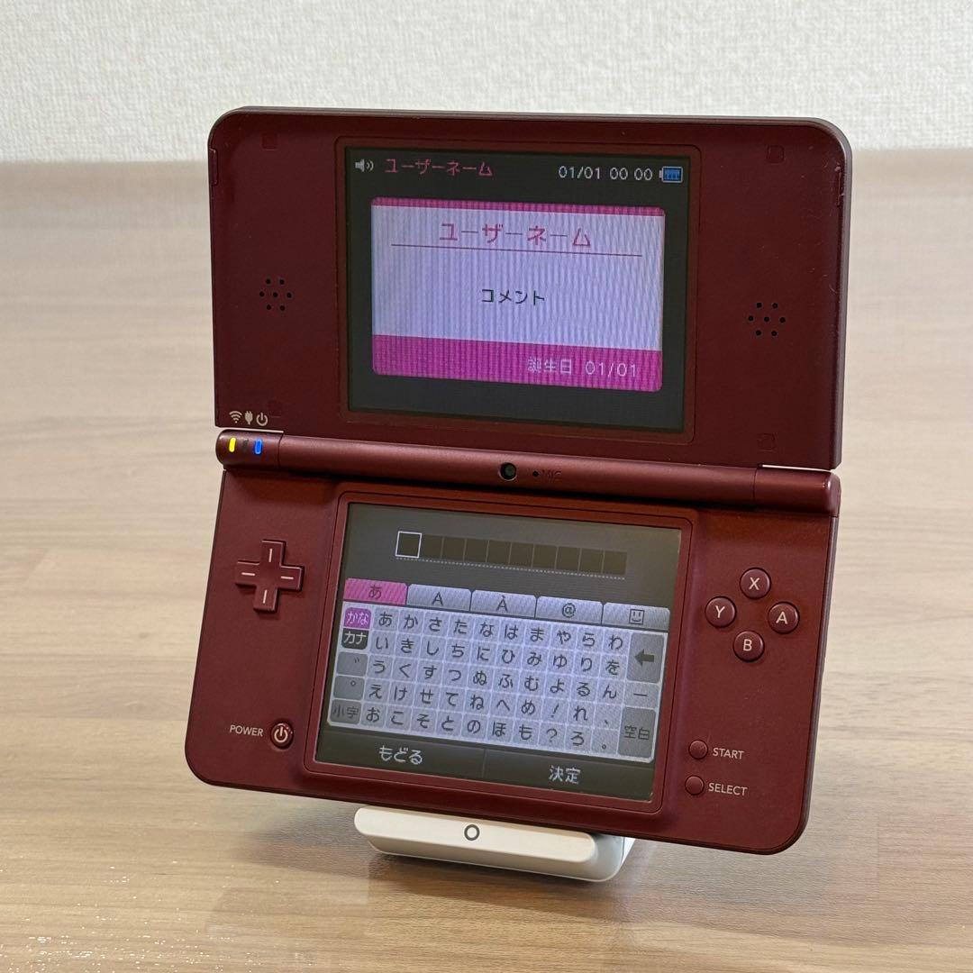 4-272 ニンテンドーDSi LL ワインレッド