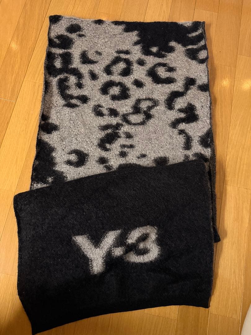 Y3モヘヤ混 マフラー Y-3AOP SCARF