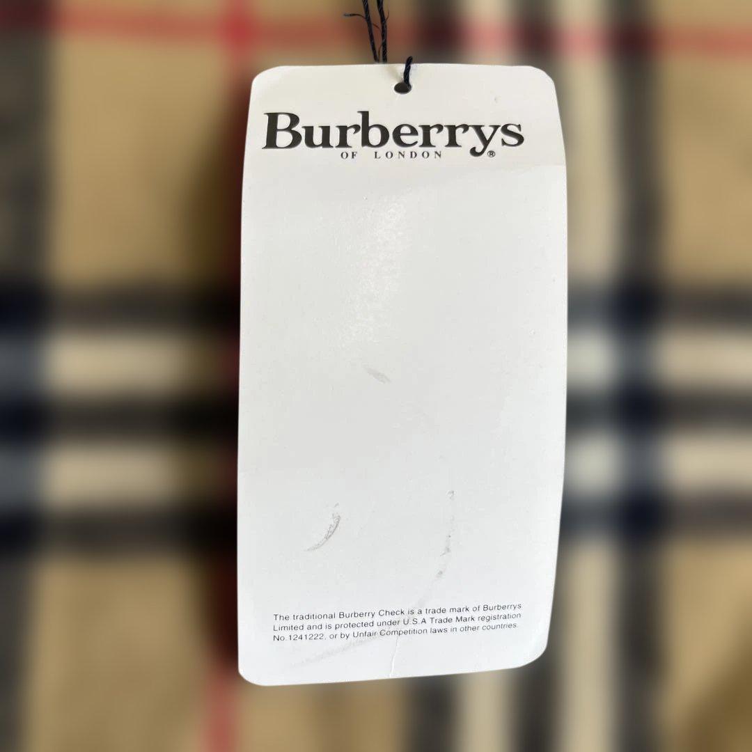 希少デッドストック　Burberrys チェック柄 マフラー 100%ラムウール