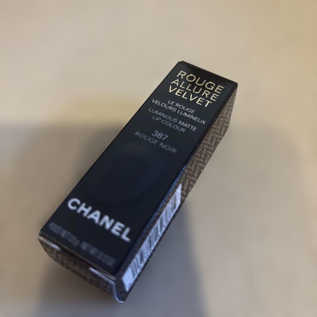 未開封CHANELルージュアリュールヴェルヴェット387限定品ショップ袋付き
