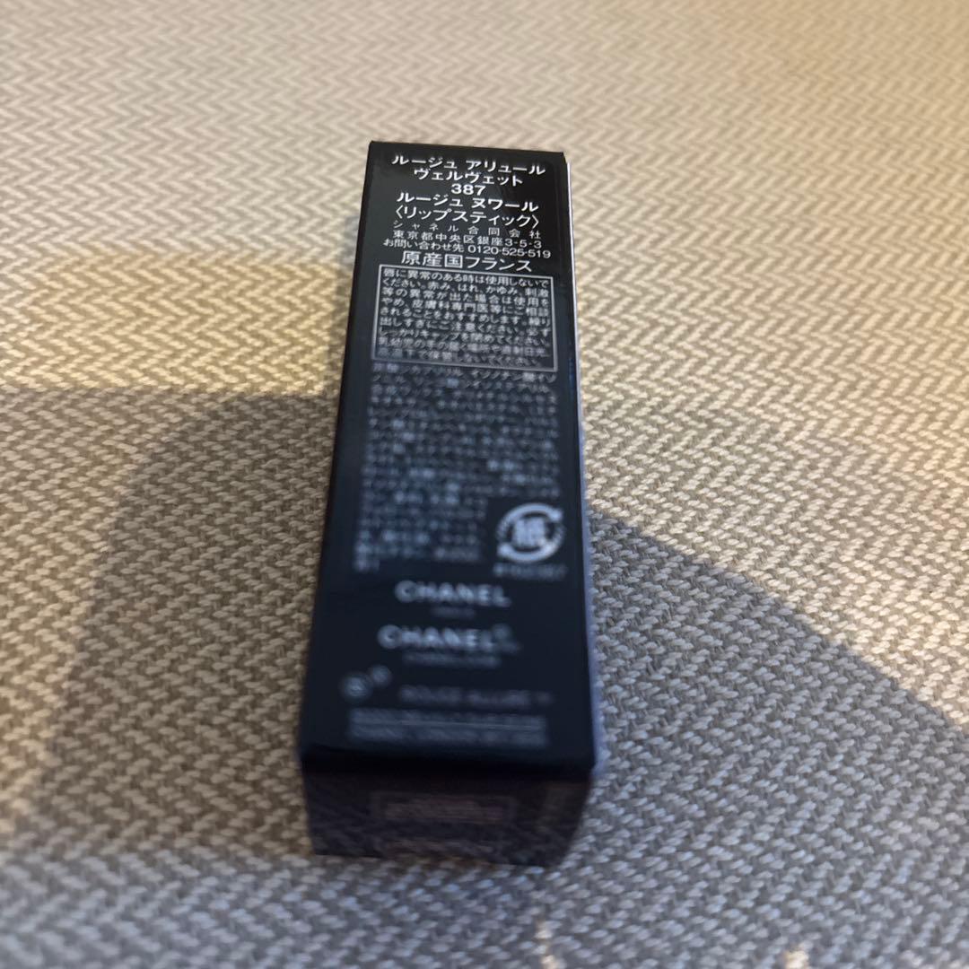 未開封CHANELルージュアリュールヴェルヴェット387限定品ショップ袋付き