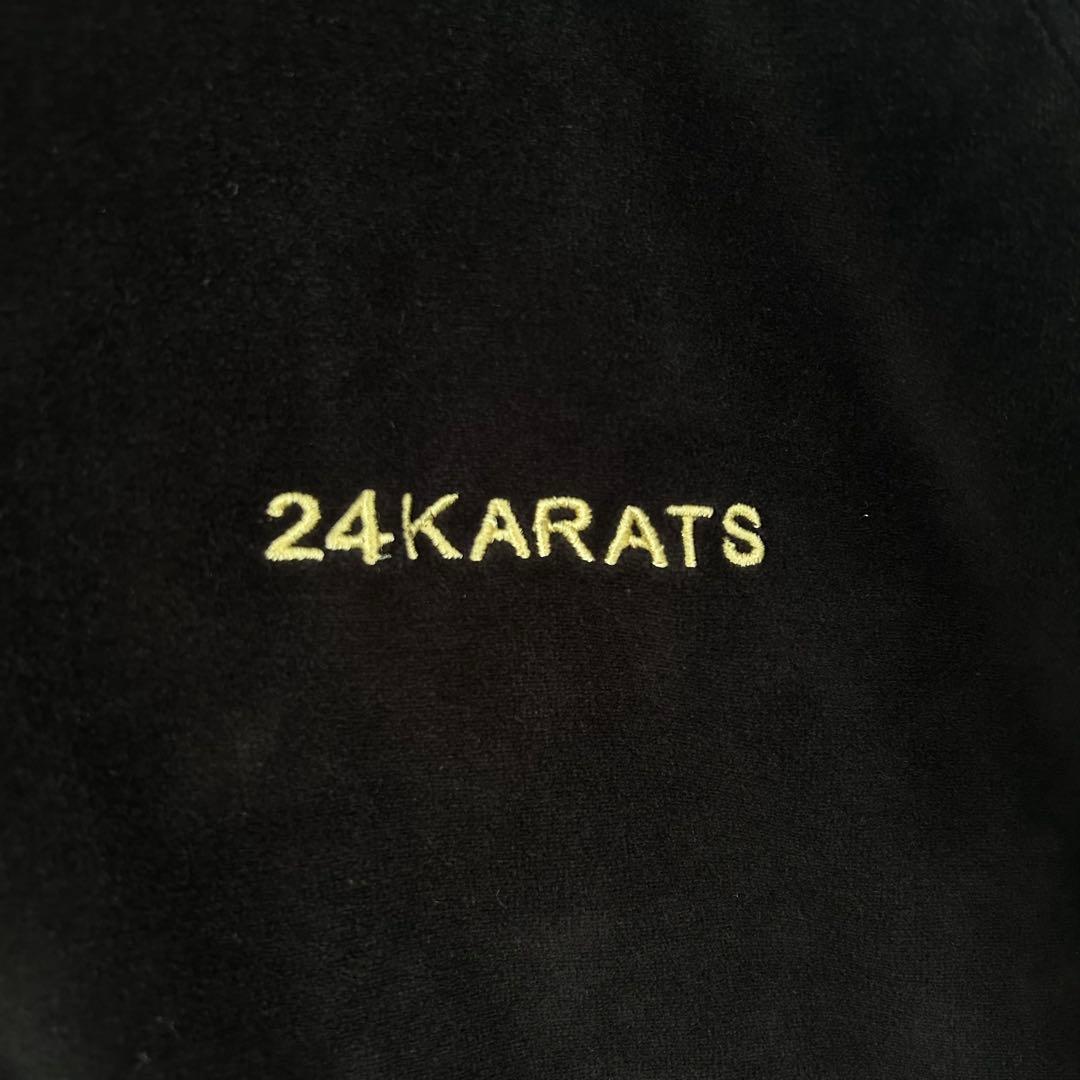 【希少モデル】24Karats トラックジャケット　ベロア　TOKYO 刺繍　M