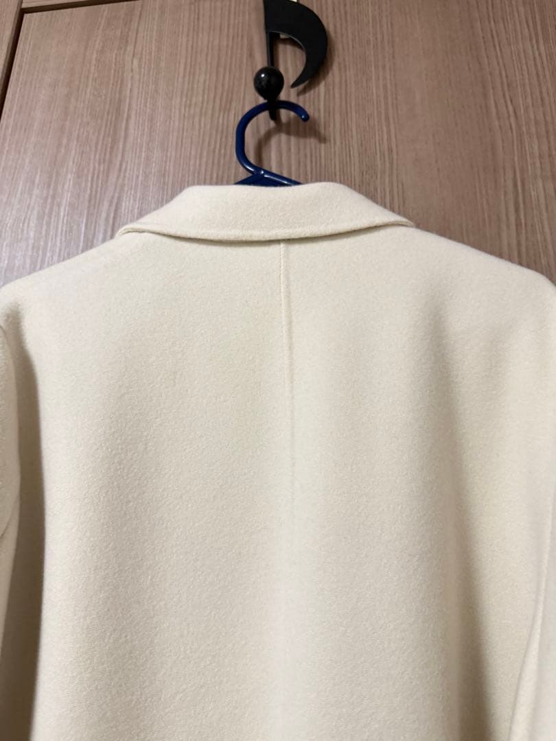 anuans アニュアンス リバーロングチェスターコート エクリュ