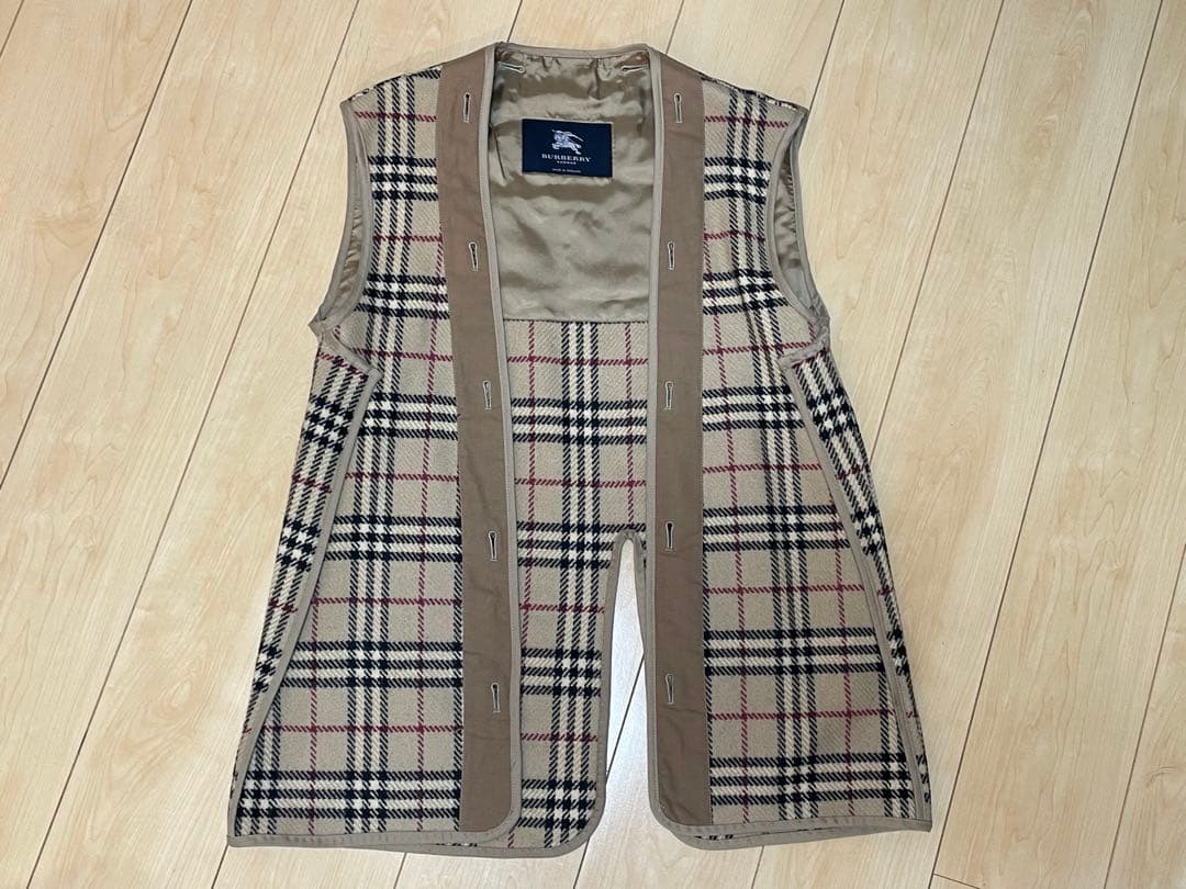 Burberry バーバリー ロンドン ライナー付き ポリ×コットンコート水色系