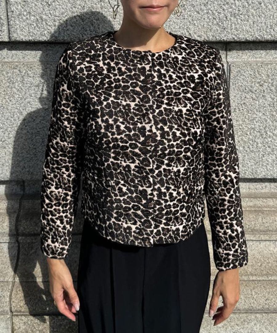 ジェンヌ　大人レオパードジャケット