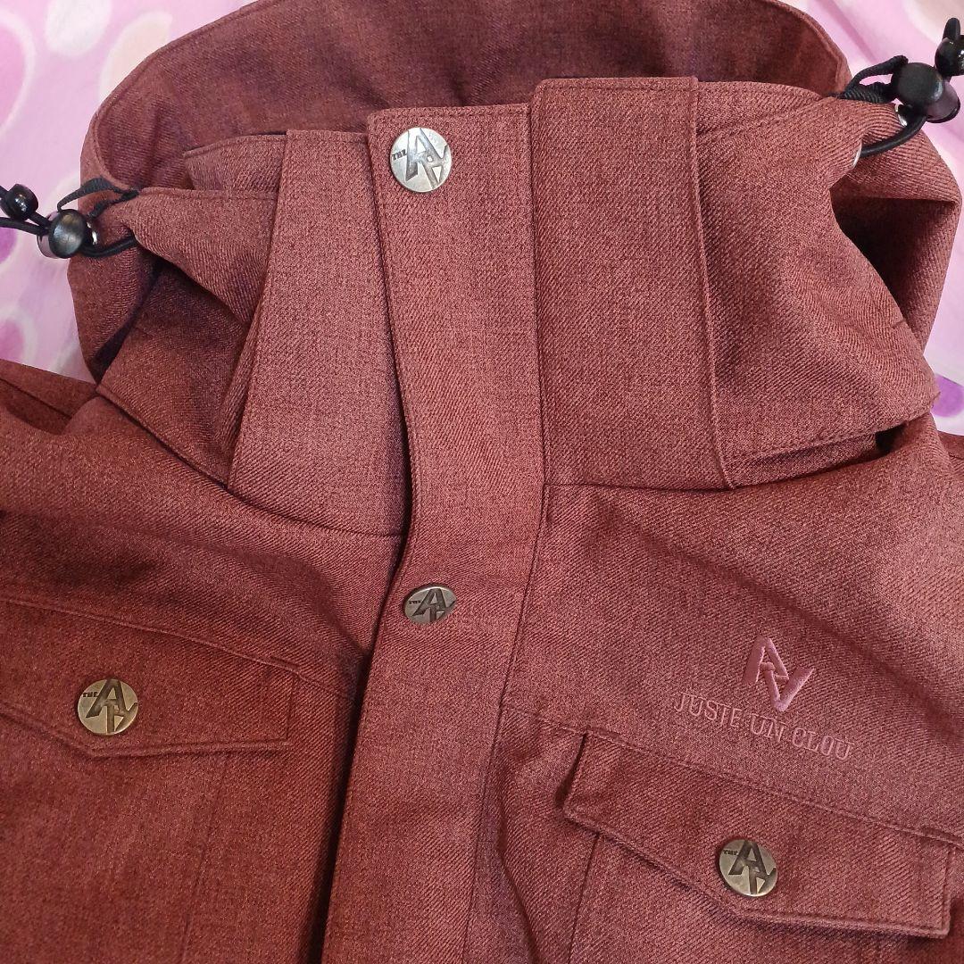 美品⭐ダブルエーハードウェア赤みブラウン&ブラック2色使い⭐Sサイズ(大きめ)