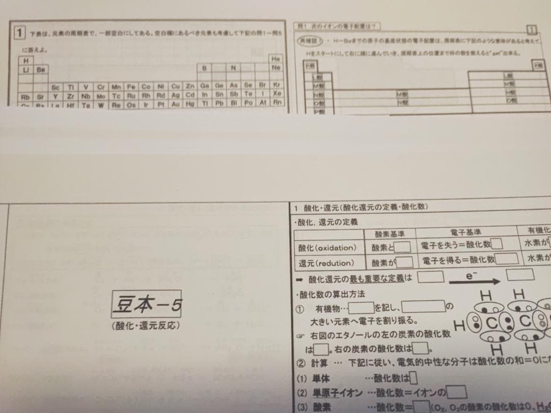 駿台の最新版 山下先生による無機有機化学豆本演習問題フルセット　鉄緑会　河合塾