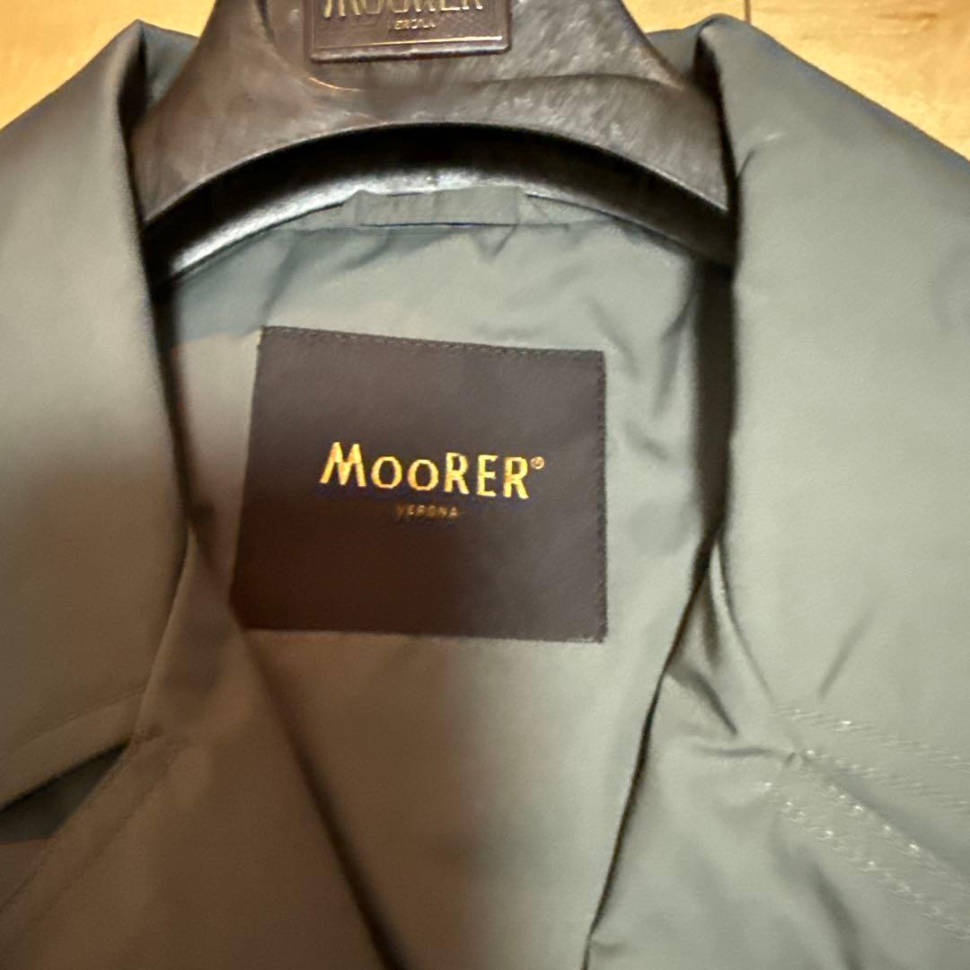 【新品】Moorer カーキグレー トレンチコート Lサイズ
