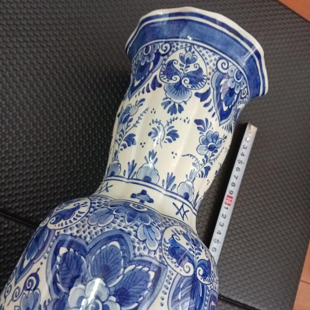 デルフト焼き　RAM 印　花瓶　オランダ製