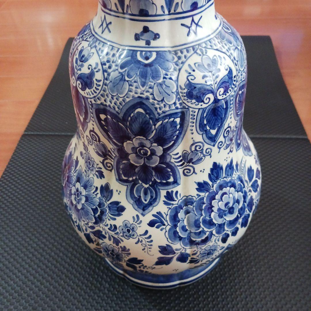 デルフト焼き　RAM 印　花瓶　オランダ製