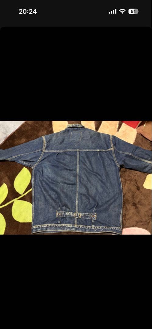 フルカウント　デニムジャケット1st 別注モデル　Tバック　42サイズ