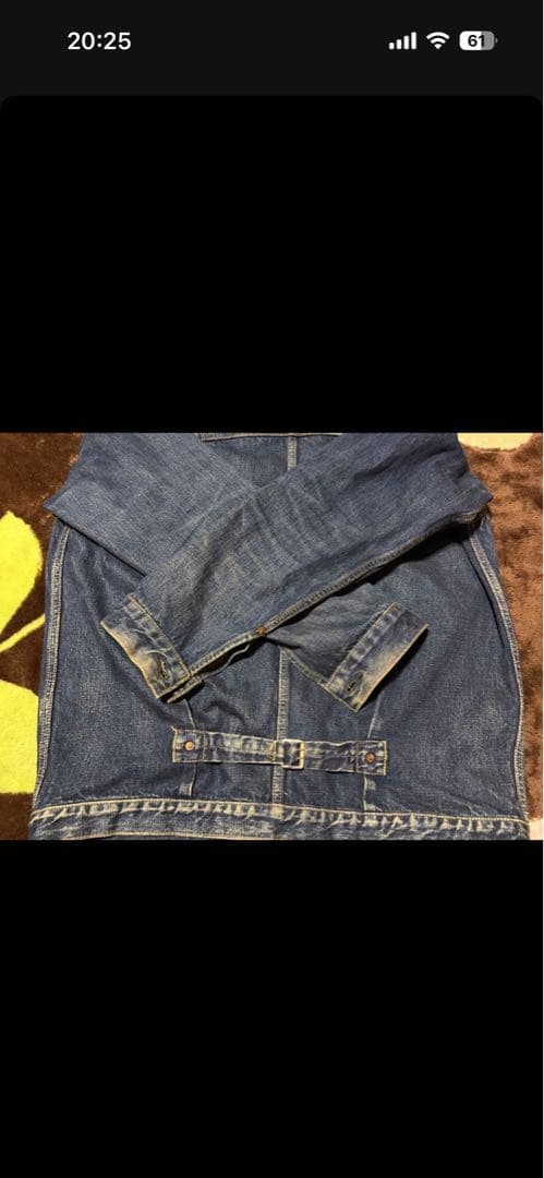 フルカウント　デニムジャケット1st 別注モデル　Tバック　42サイズ